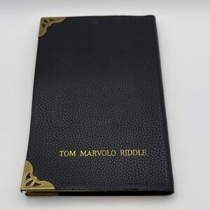 Elegant Black and Gold Tom Marvolo Riddle Journal
